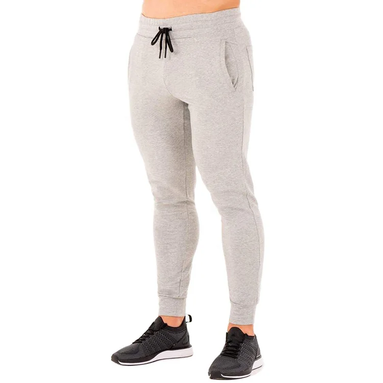 Custom Mens Cotton Athletic Fitness Skinny Oversized Printed Essentials Male Tapered Gym Jogger Pants Sweatpants