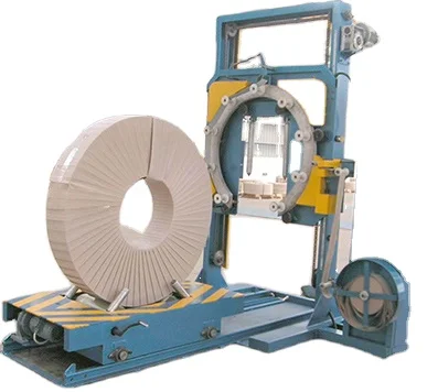 Горизонтальная машина для обмотки катушек труб, стальная обмотка