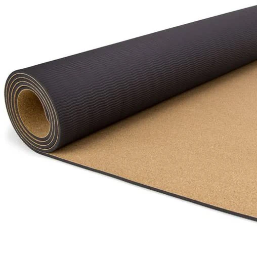 Custom Design Eco Friendly Organic 5mm Natural Rubber Cork Yoga Mat Buy Yoga Supplies