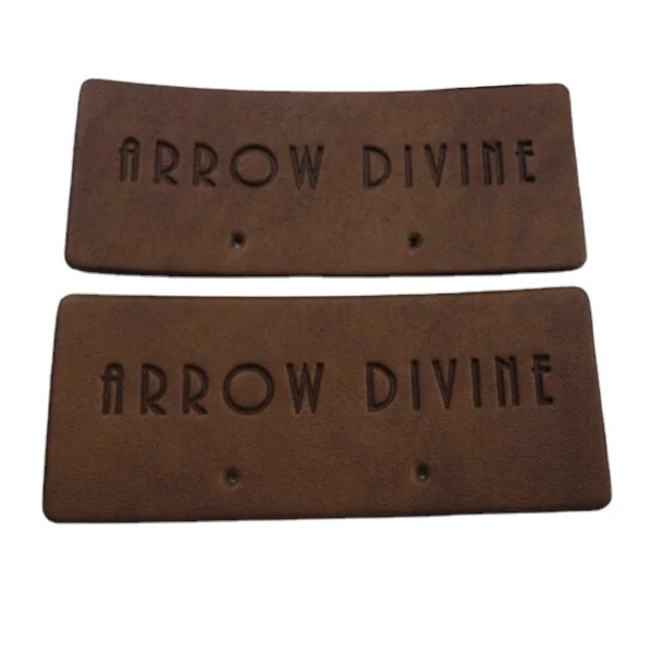 Профессиональная продукция, изготовленная на заказ кожаная подвесная бирка с логотипом для сережек и ювелирных изделий напрямую с завода