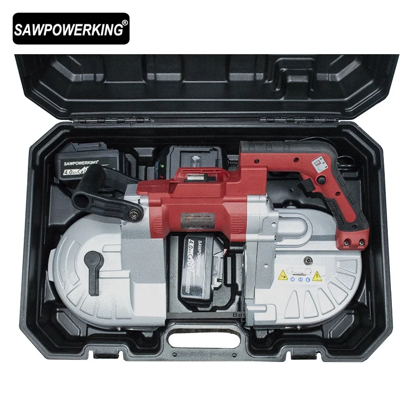 
SAWPOWERKING 18V li-ion lithium batteryPortable Band Saw Machine 