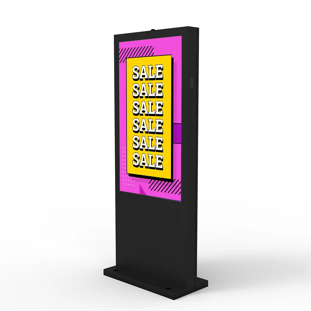 55 Inch LCD Outdoor Panel Screen Outdoor Products Digital Signage And Displays Restaurant Outdoor Digital Sinage