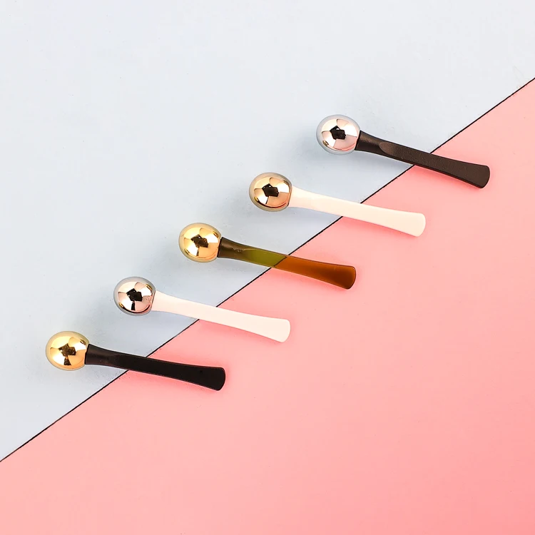 
Custom Facial Spoon Small Make Up Cosmetic Spatula For Face Cream Mini Cosmetics Spatula 