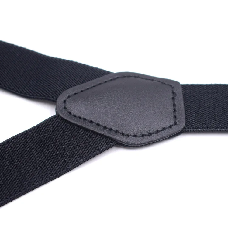 Soild Color Children Adjustable Suspenders Bowtie Set Boys Girls 3 Clips Y-Back Elastic Braces Kids