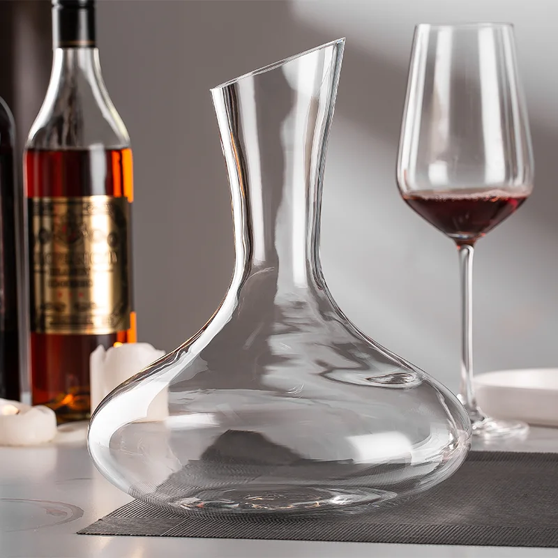 Amazon Promotional DELI 1500ml 50.7oz Carafe Portable Glass Wine Decanter for Sale