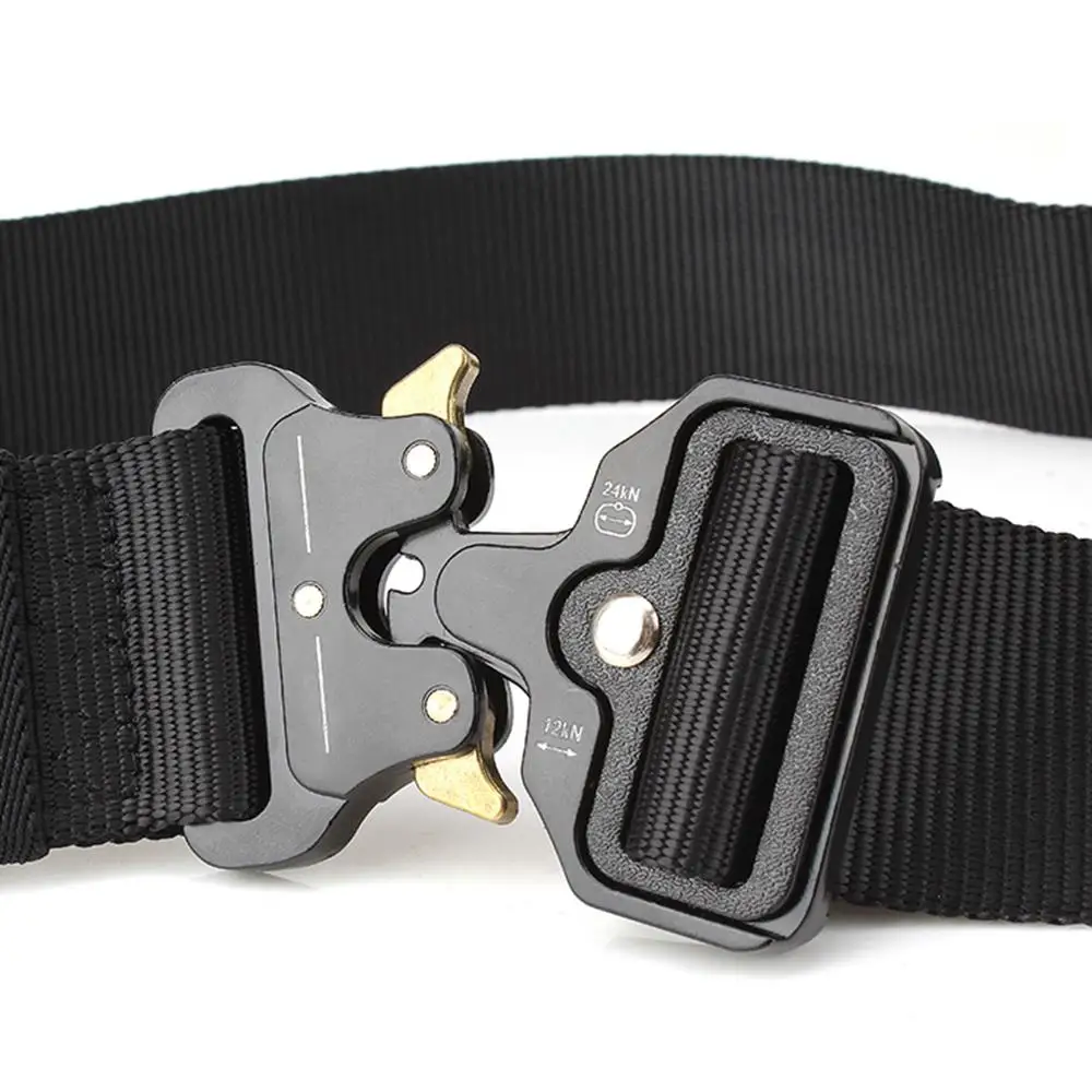 Tactical Belts Nylon litary Waist Belt with Metal Buckle Adjustable Hvy Duty Training Waist Belt Hunting Accessories