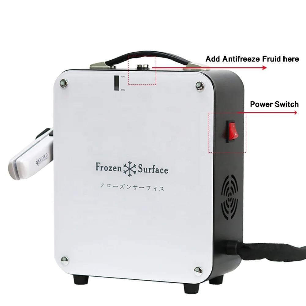 2023 new arrival hot sale nano hair care machine ice frozen hair straightener hair scalp treatment salon equipment  ZY-HS009