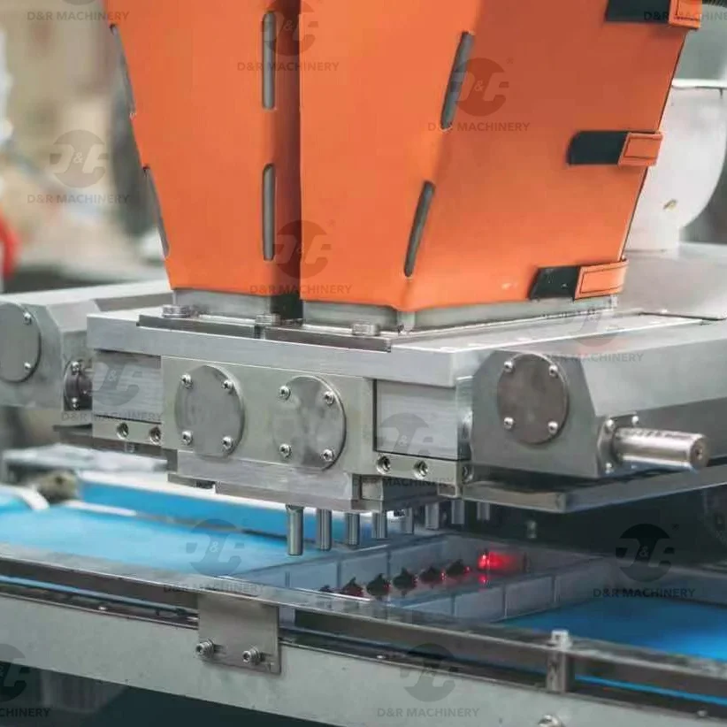 Mini Servo Driven Chocolate Moulding Line One Shot Depositor Chocolate Chips Machine Chocolate Depositor Biscuit Machine