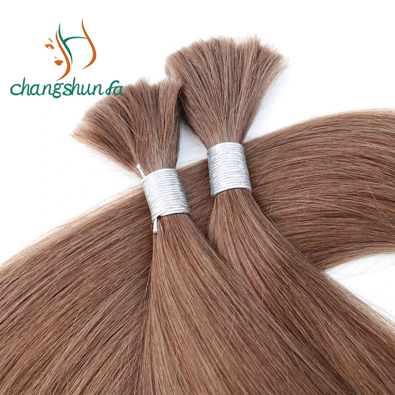 High Quality Double Drawn Russian Remy Full Cuticle Ash Blonde Hair Bulk Factory Wholesale