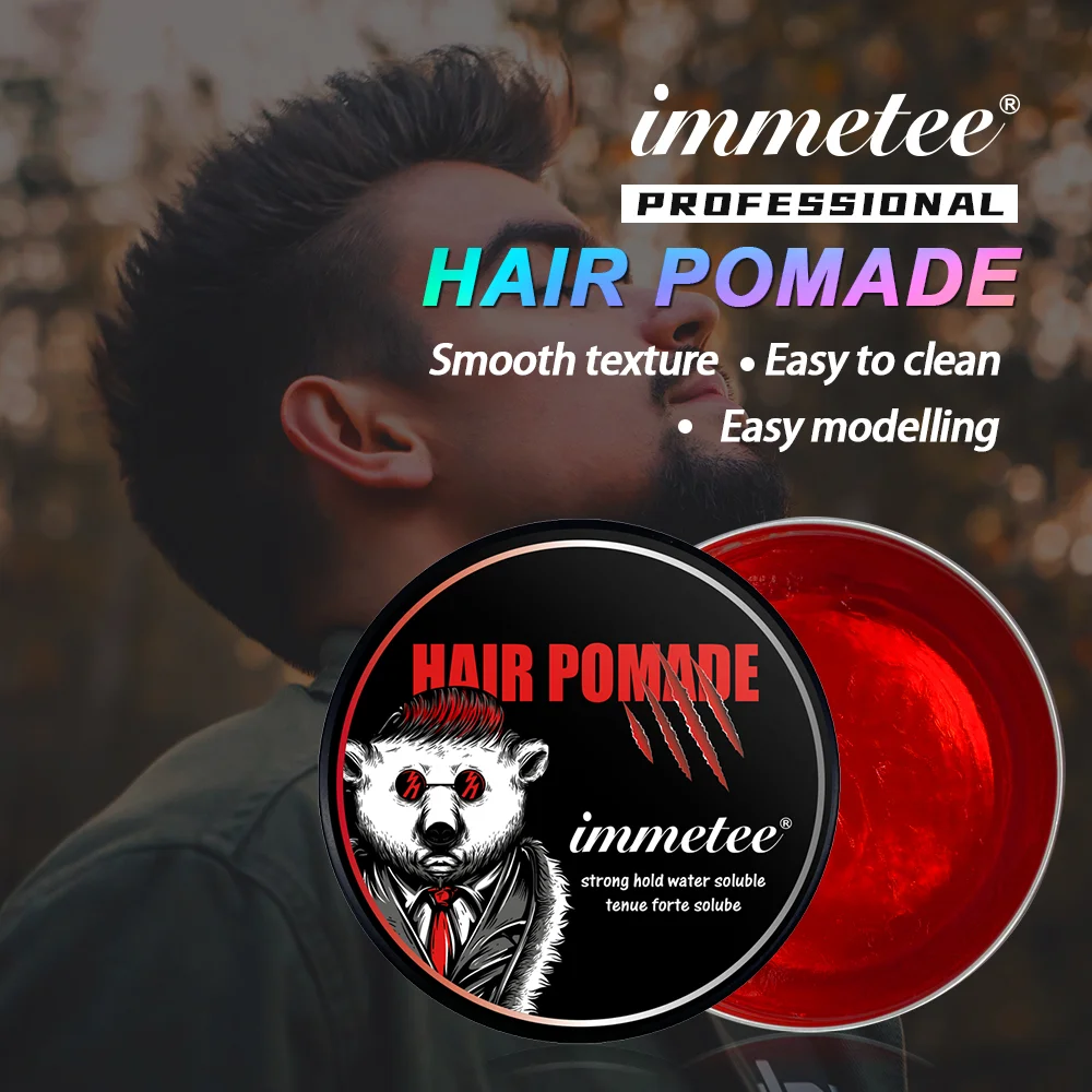 Hair Wax Water Based Lasting Hold Styling Pomade 100/150/200ml Custom Styling Hair Pomade for men