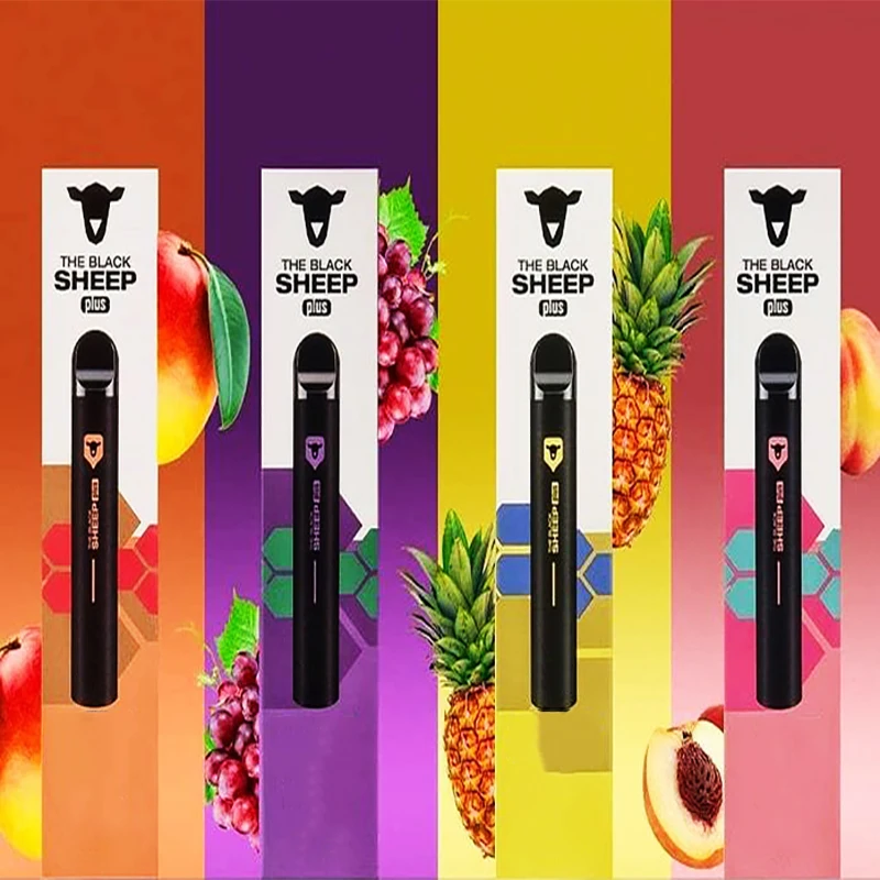 Заводские электронные сигареты Oem Black SHEEP плюс 5% никотина 600 затяжек одноразовые упаковочная коробка