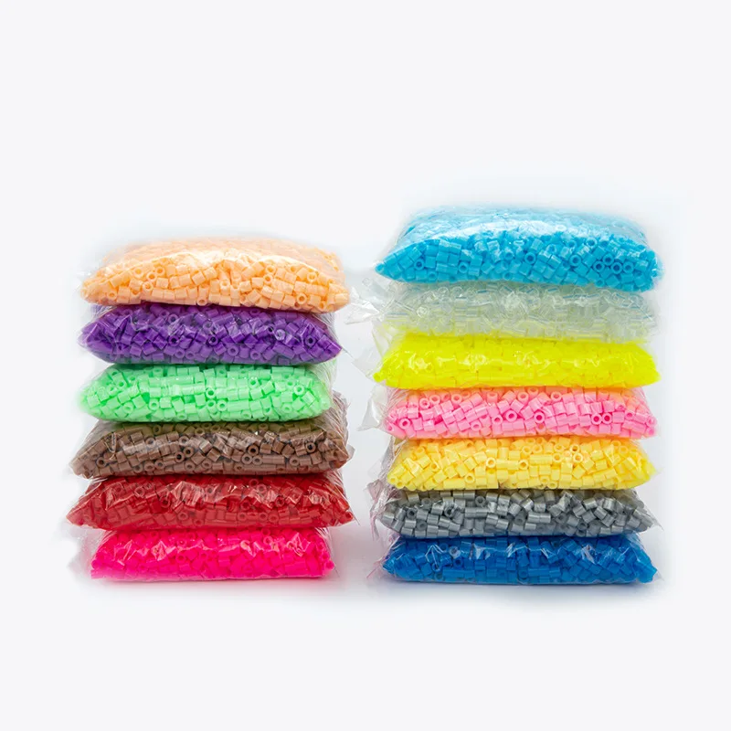 Custom Perler Beads 5mm Bulk Plastic 72 Colors Diy Puzzle Game Perler Fused Beads