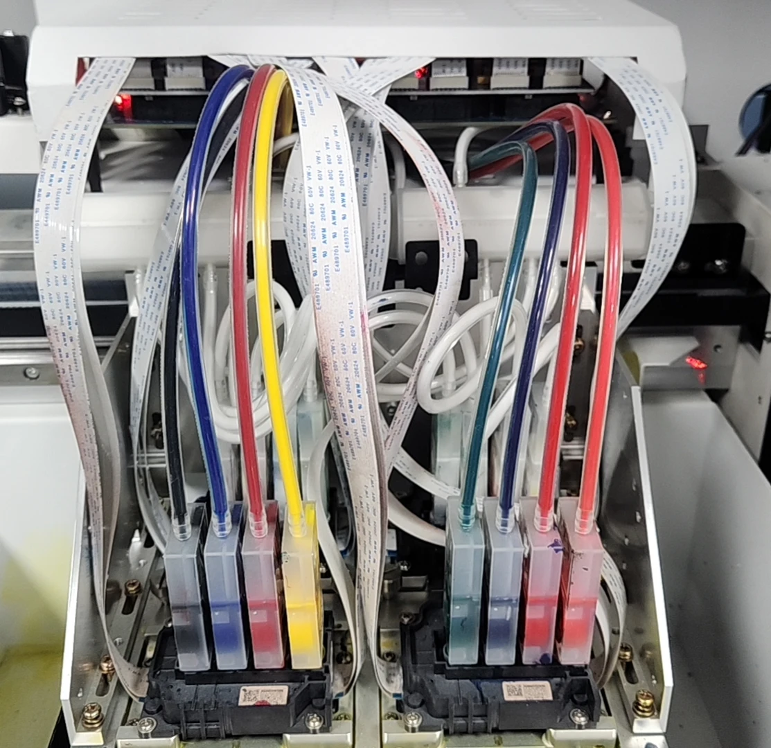 wholesale dtg printer with 4pcs i3200 printhead dual station with dtg printer kit t-shirt printing machine a3 dtg printer