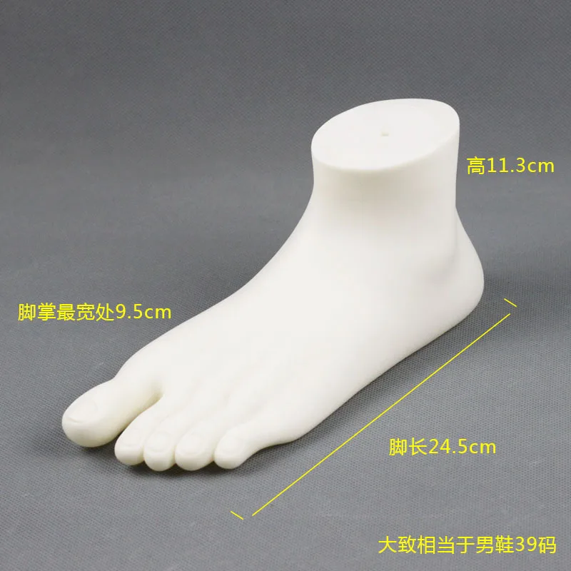 Transparent Sock Display Foot Mannequin For Shoes,Clear Plastic Magnets Male Female Feet Ankle Mannequin