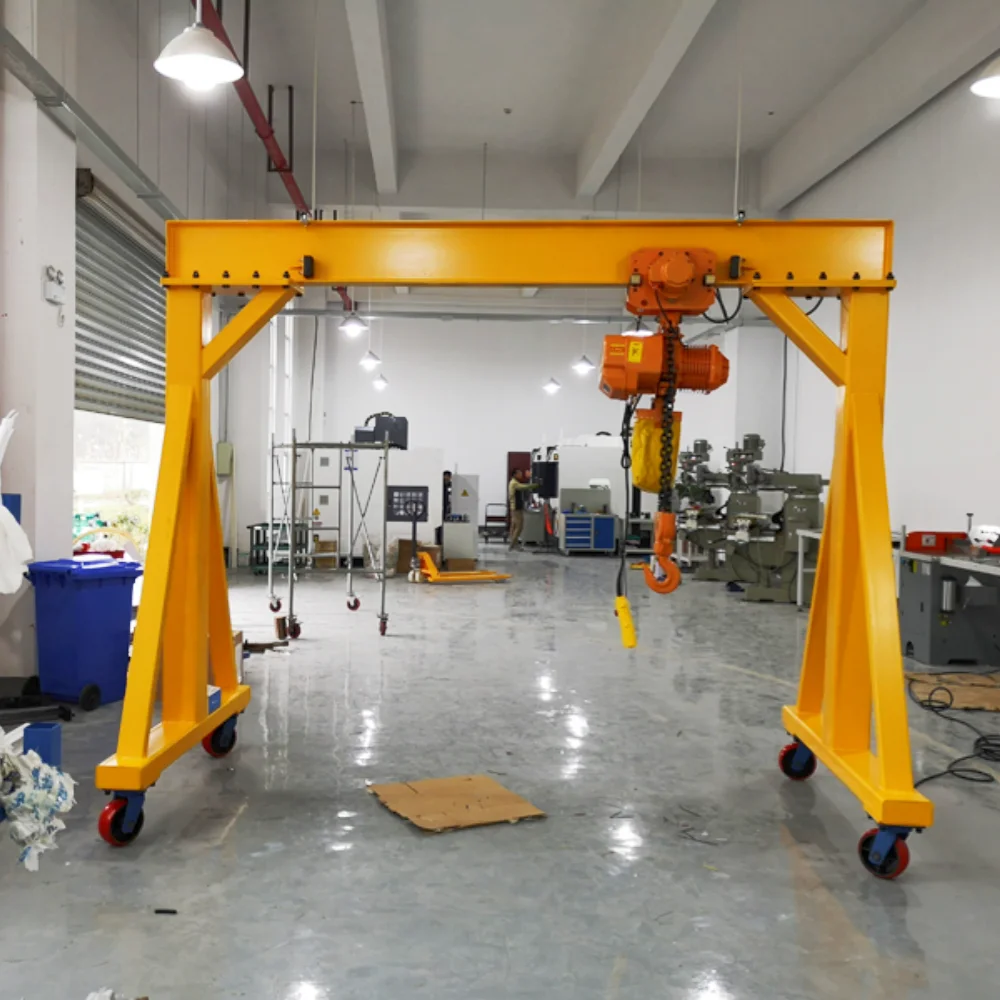 1 ton 2 ton 5 ton 10 ton gantry crane lift for sale mobile portal a frame portable crane gantry for construction
