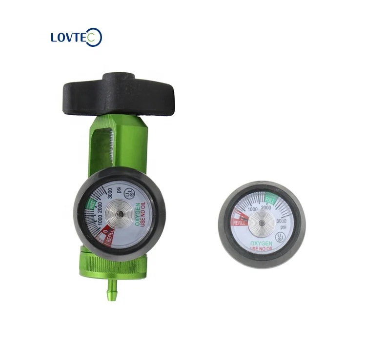 Высококачественный латунный Регулятор давления кислорода медицинский регулятор с расходомером