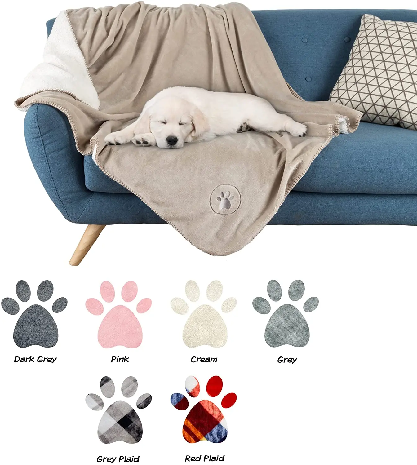 Pet Blankets Soft Plush Throw Protects Couch Chairs Car Bed Machine Washable dog blanket pet blanket car seat cover dog