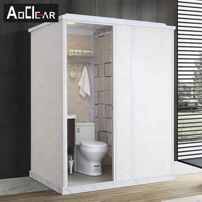 Shower prefab toilet bathroom outdoor all in one bathroom units