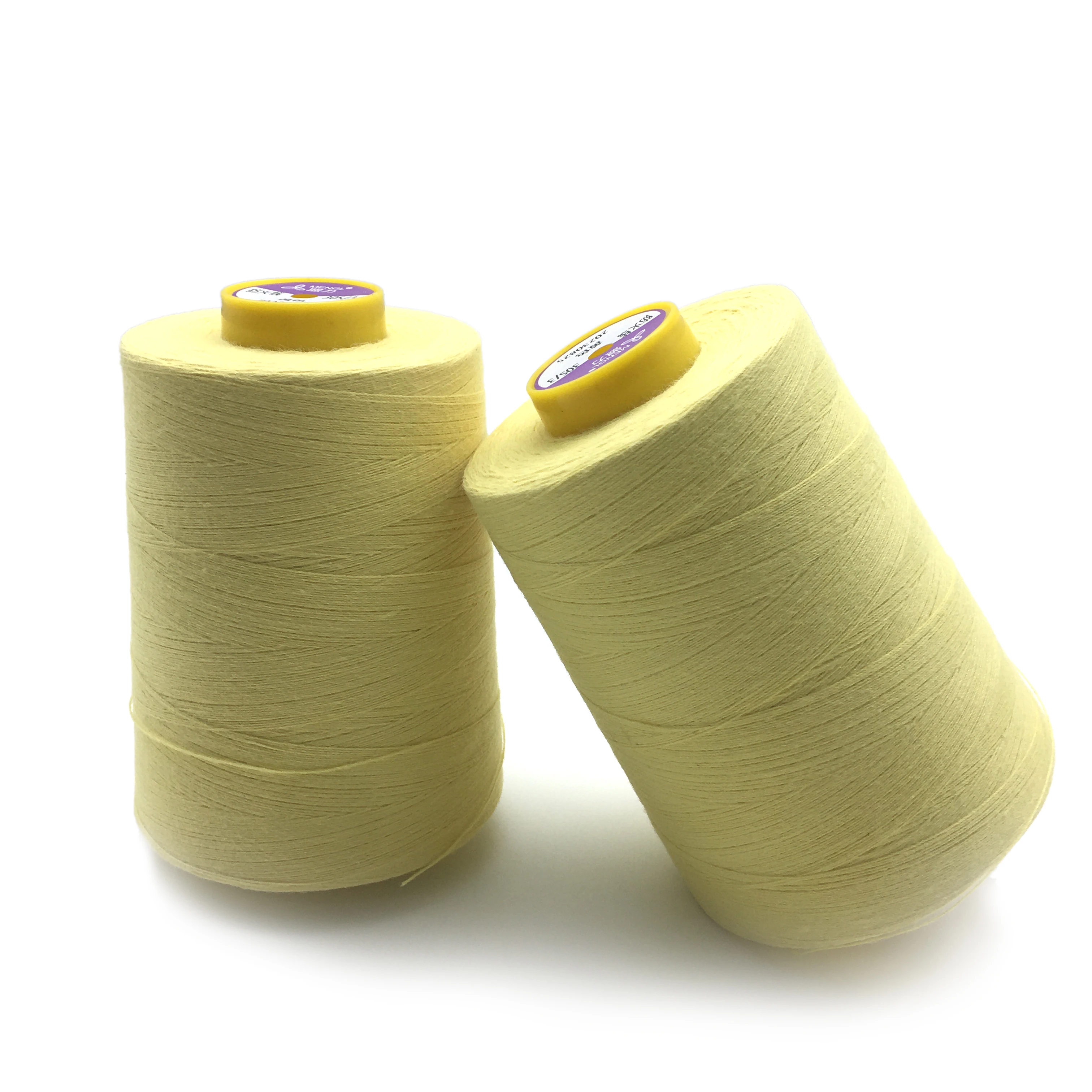 meta aramid sewing thread aramid nomex fireproof thread for Sewing safty suit,protective glove
