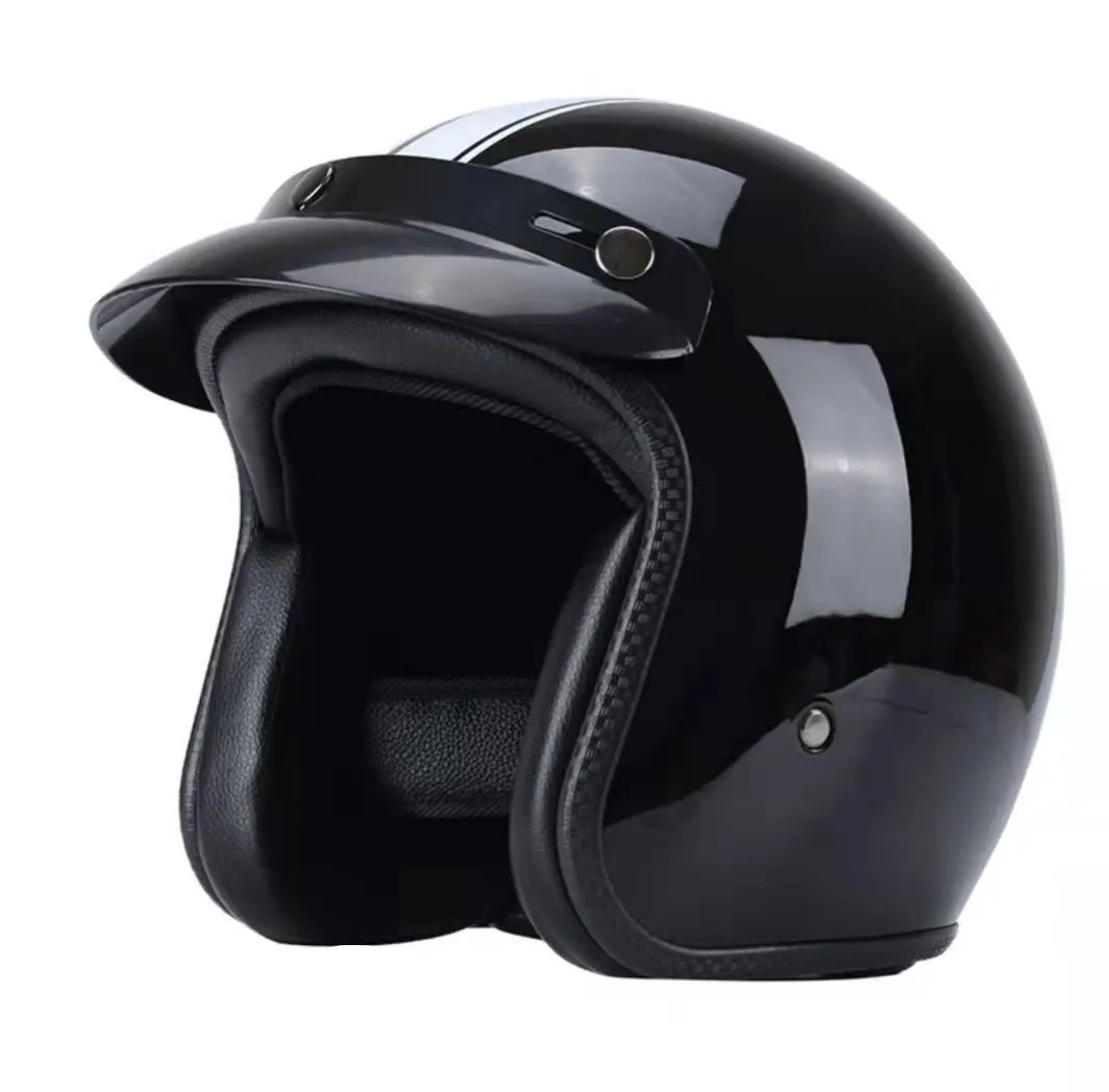 SUBO Custom COLOR and LOGO Electric scooter autobike Casco helmet DOT ECE Approval 3/4 Face motorcycle open face helmet