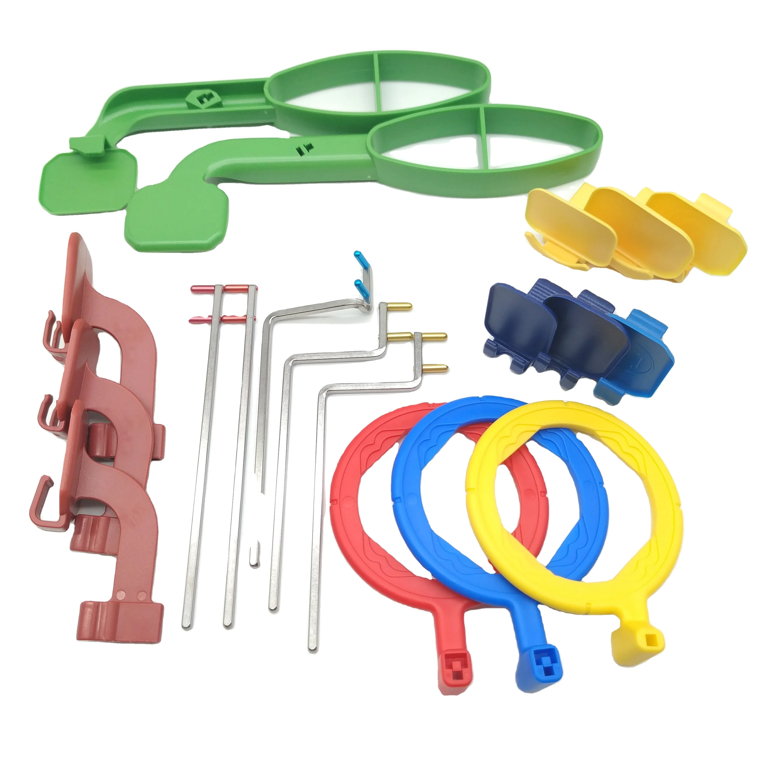 Color Coded Dental Digital Intraoral Sensor Positioner Dental X Ray Sensor Locator Suitable for Gendex Sensor