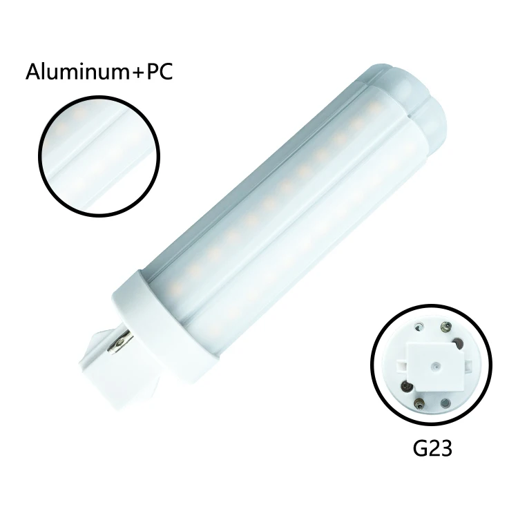 Низкая цена AC100-240v 5W Алюминиевый Крытый настенный светильник 2-контактный светодиодный G23 Заменить CFL люминесцентная лампа Led