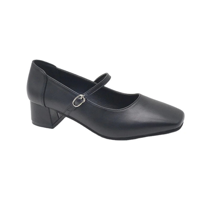 OEM Custom New Trend Casual Made In China Girls High Heels Ladies Formal Single Shoes