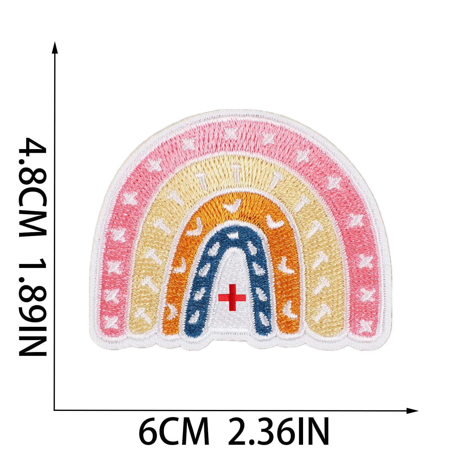 Новое поступление креативные медицинские товары тканые нашивки с вышивкой из железа для одежды шляпы
