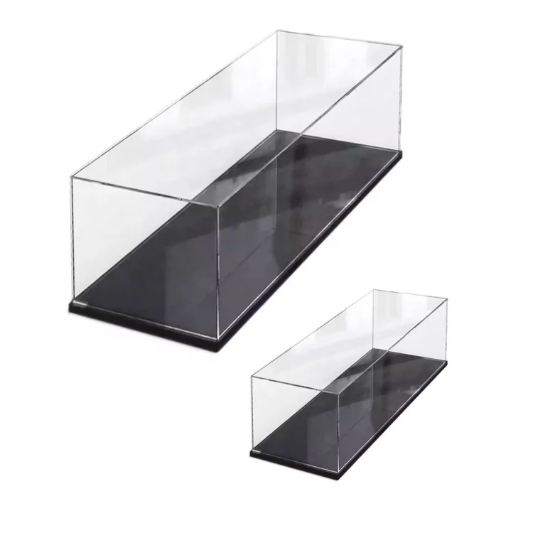 Large Clear Acrylic Display Box Model Car Display Case 1/18 Model Car Clear Box for Collectibles