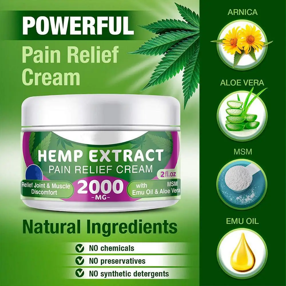 OEM Private Label Hemp Seed Oil CBD Body Lotion  Soothe Sensitive Skin Extract cbd Pain Relief Hemp Seed Oil Cream