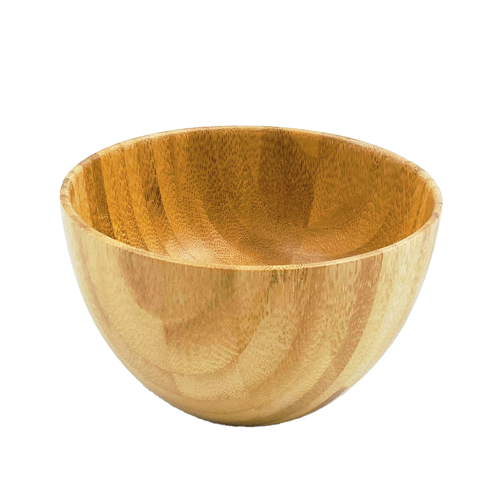 Eco- Friendly Highly Durable Household  Bamboo Wood Salad Dough Fruit Bowls For Restaurant