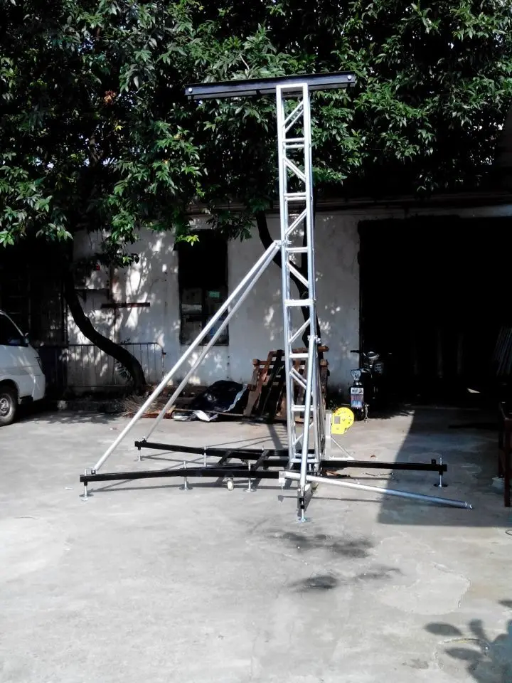 High Quality Customized Square Stage Truss Shape  Aluminium Speaker Lift Truss System For Sale