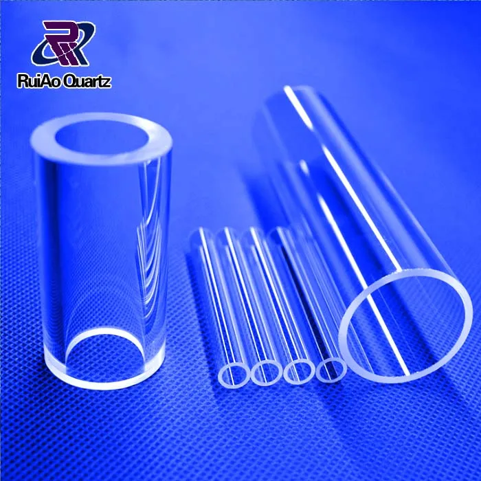 Hot sale customized clear quartz glass pipe