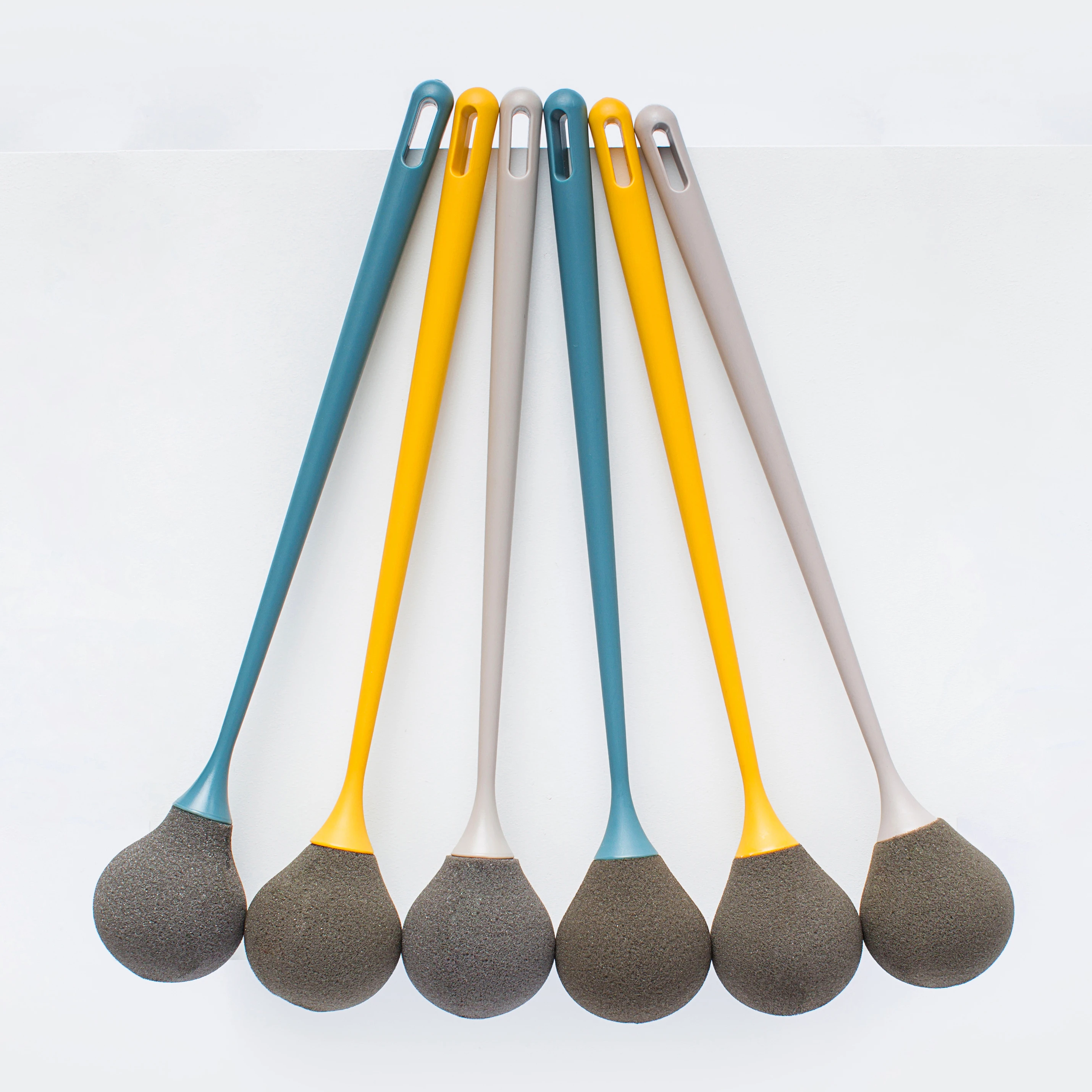 Custom long handle water bottle Soft sponge cleaning Cup brush