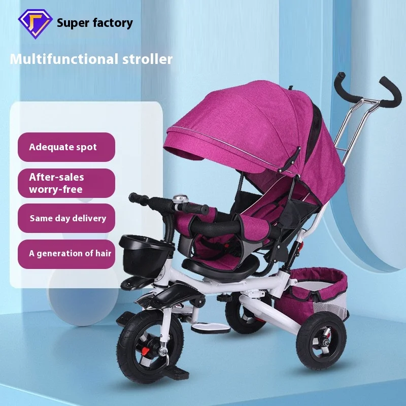 The Baby Stroller Is Lightweight Foldable And Can Be Used For Sitting Or Lying Down. A Sturdy Durable And Comfortable Bicycle