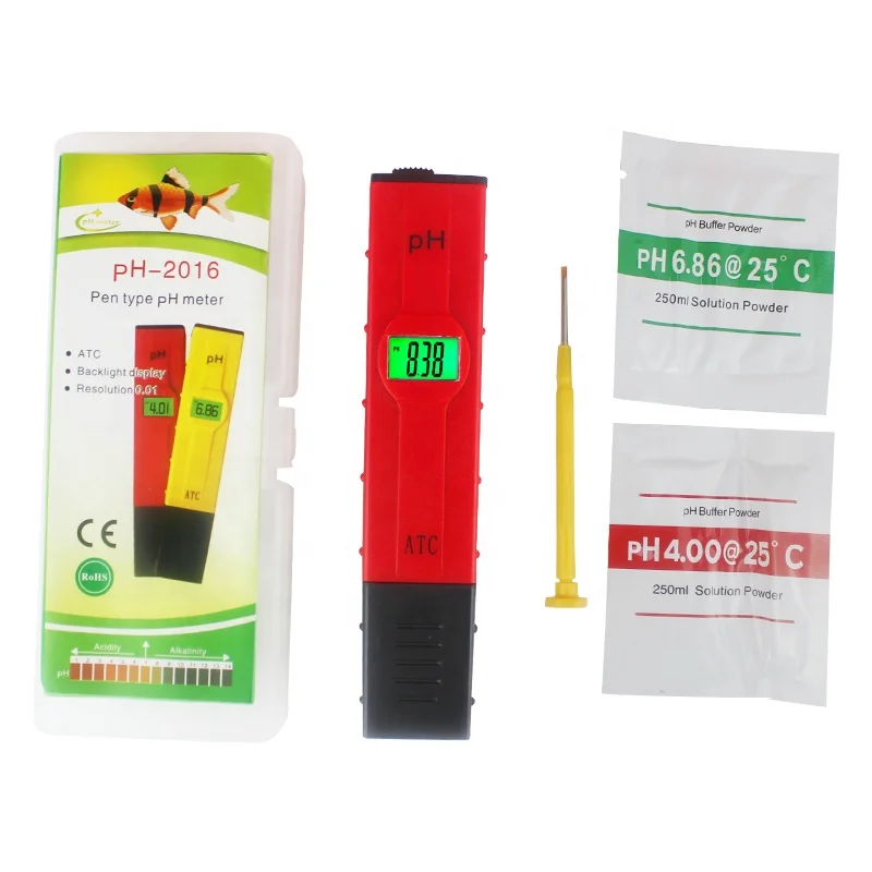 Factory OEM high accuracy to 0.01pH pocket size digital ph meter water quality tester for drinking water and hydroponics