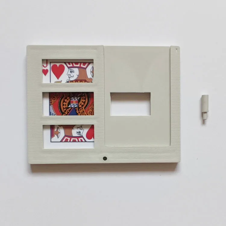 Classic Stage Magic Trick Zig Zag Photo Frame Magic Tricks Cut Card Restore Illusion Magic Prop Toy Easy To Learn