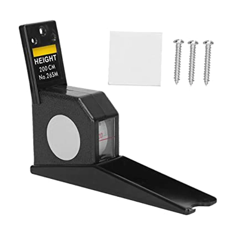 Premium 2m 2.2m Retractable Height Measure Tape Wall Mounted Stadiometer Stature Meters
