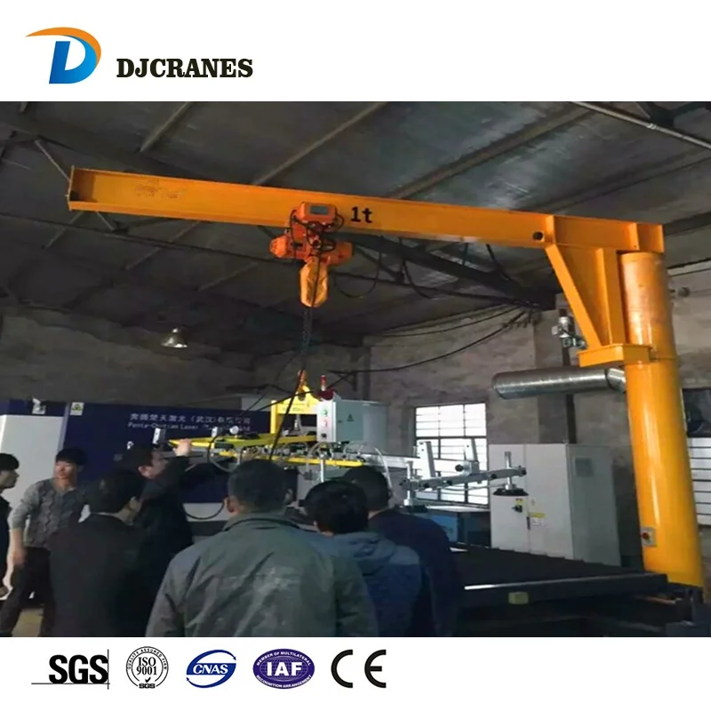  Dejun широко используемый цех склад завод 1 тонна ~ 20 тонн jib кран для