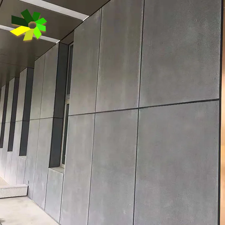 Огнестойкая серая волокнистая цементная доска без асбеста для быстрой установки