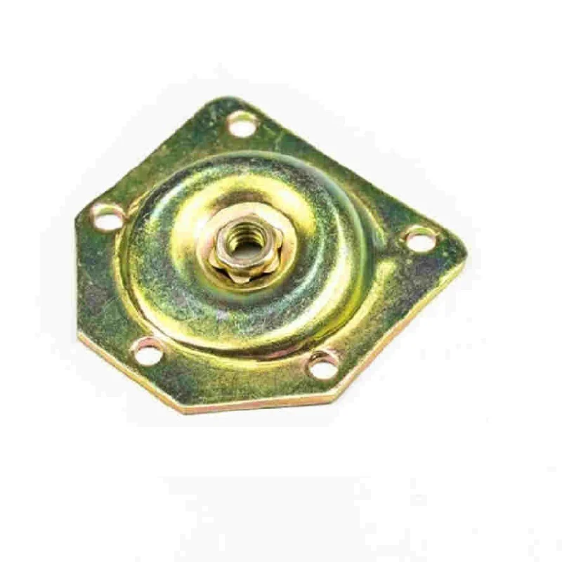 Sofa seat foot connection gasket mounting hardware sofa table leg Metal Mounting Plate nut