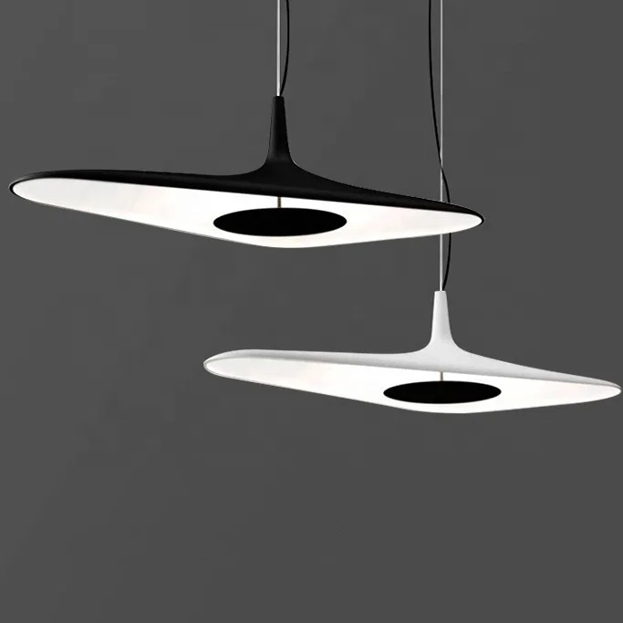 New Arrival Uniform Indirect Light Soleil Noir LED Suspension Lamp with Slim Aerial Lighting