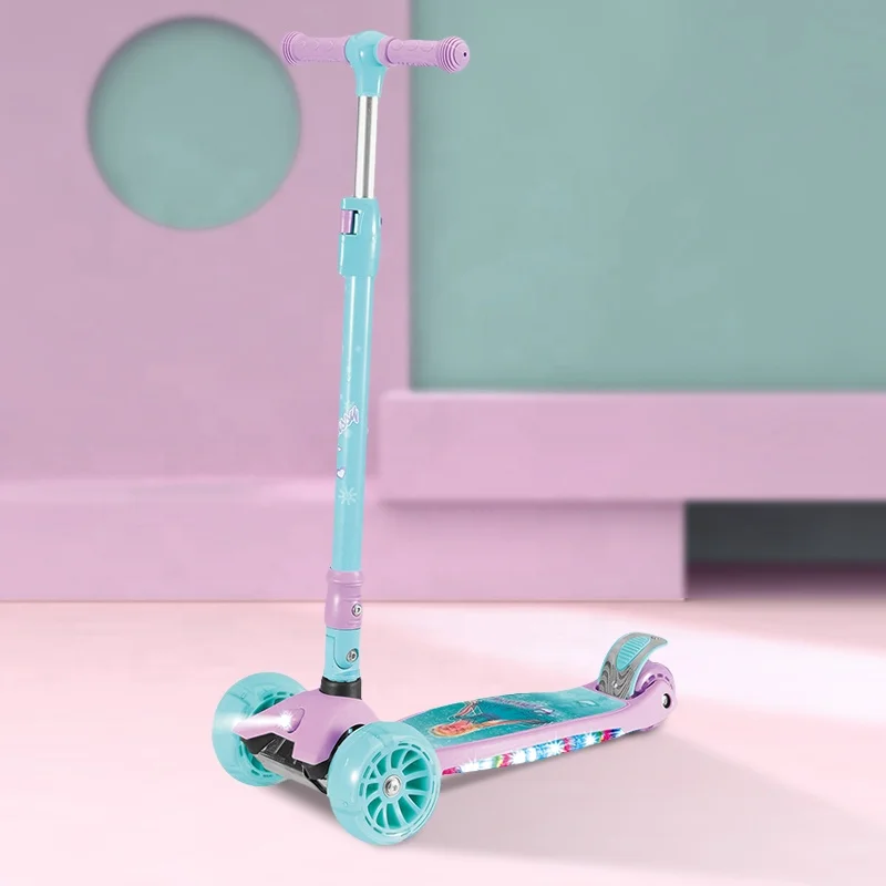 Wholesale Kids Riding Scooter Durable Kids Kick Foldable Baby Scooter 3 Wheels For Kids Wih Lights