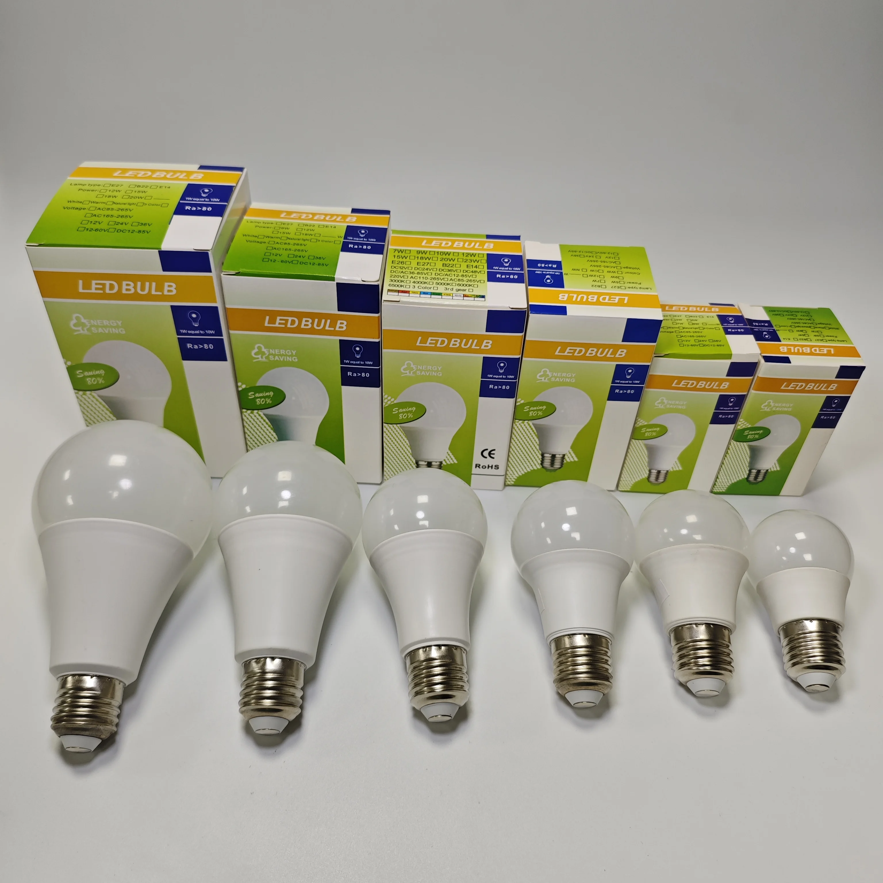 Wholesale Led Bulb Raw Material 5W 7W 9W 12W 15W 18W 24W A60 Skd/ckd Led Bulb for Home Guangdong Led