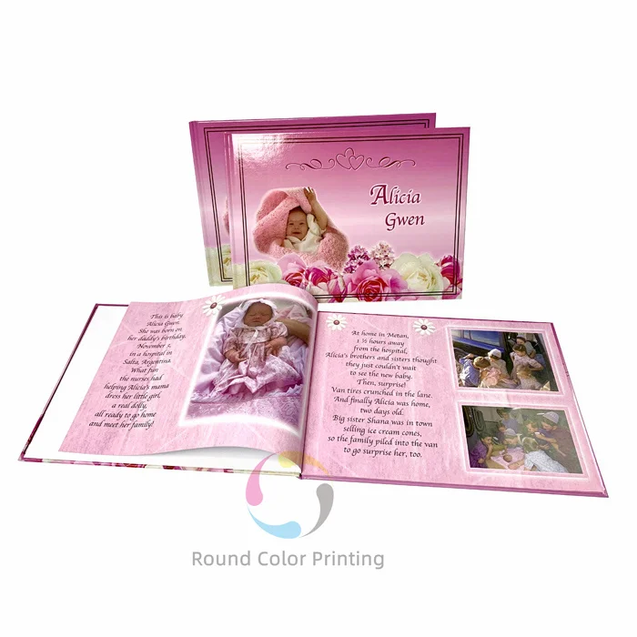 Coloring Story Cardboard Kids Education Board Book Printing hard drive covers