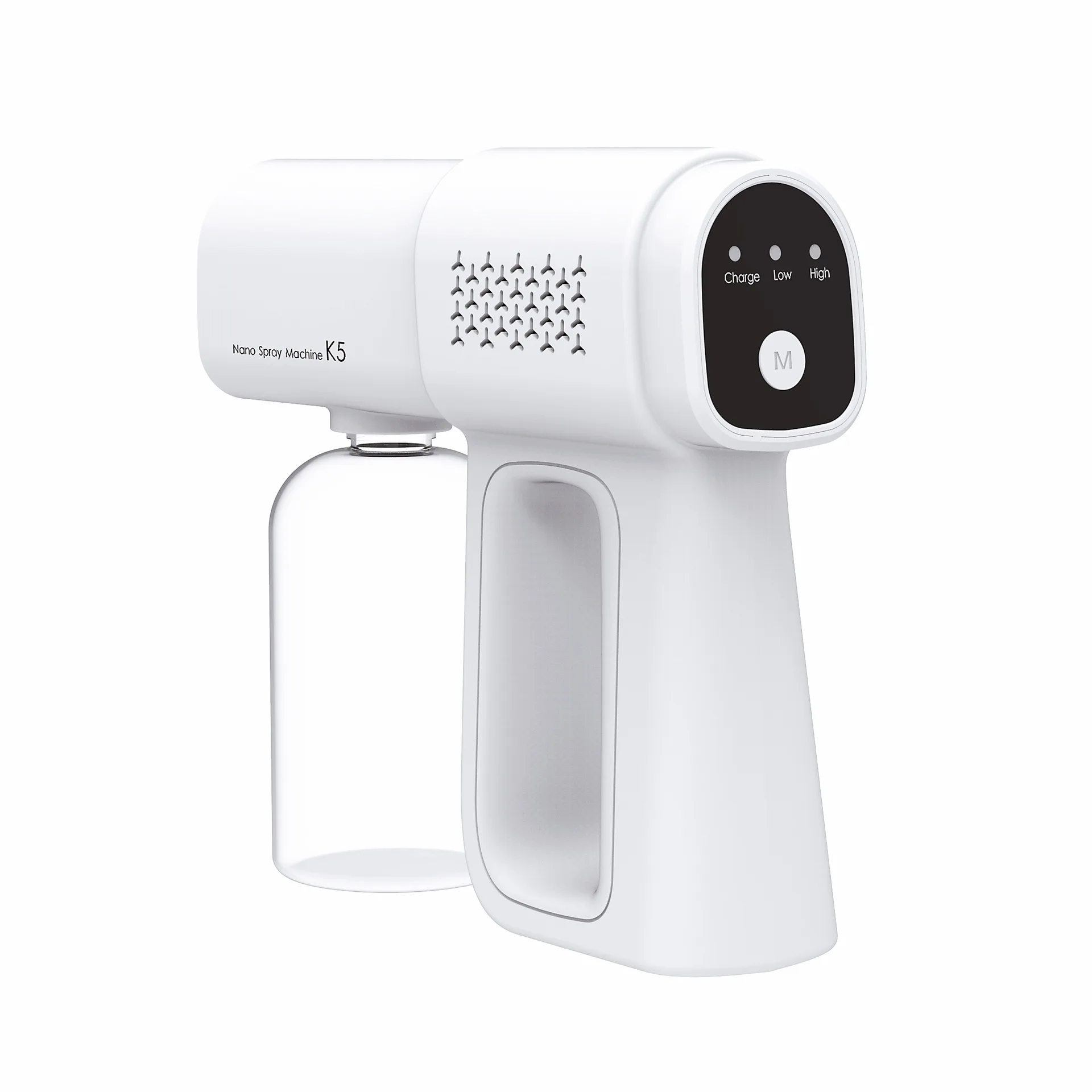 2000mah Disinfection Strong Blue Light Anti Clogging Long Nozzle Cordless Nano Mist Spray Gun