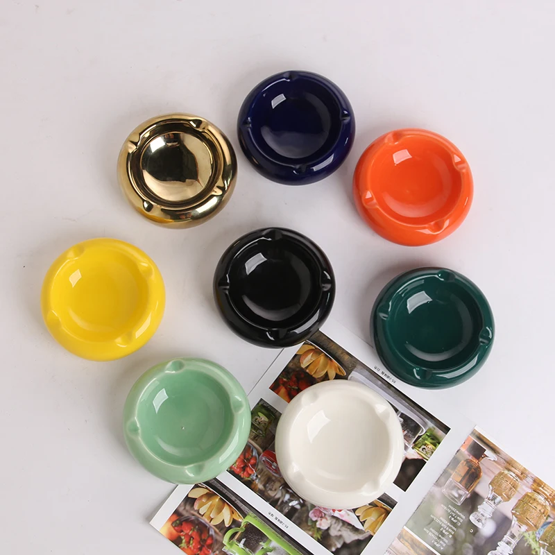 Online shop OEM custom ashtray made china portable ashtray ceramic decorative  an cigar ashtray