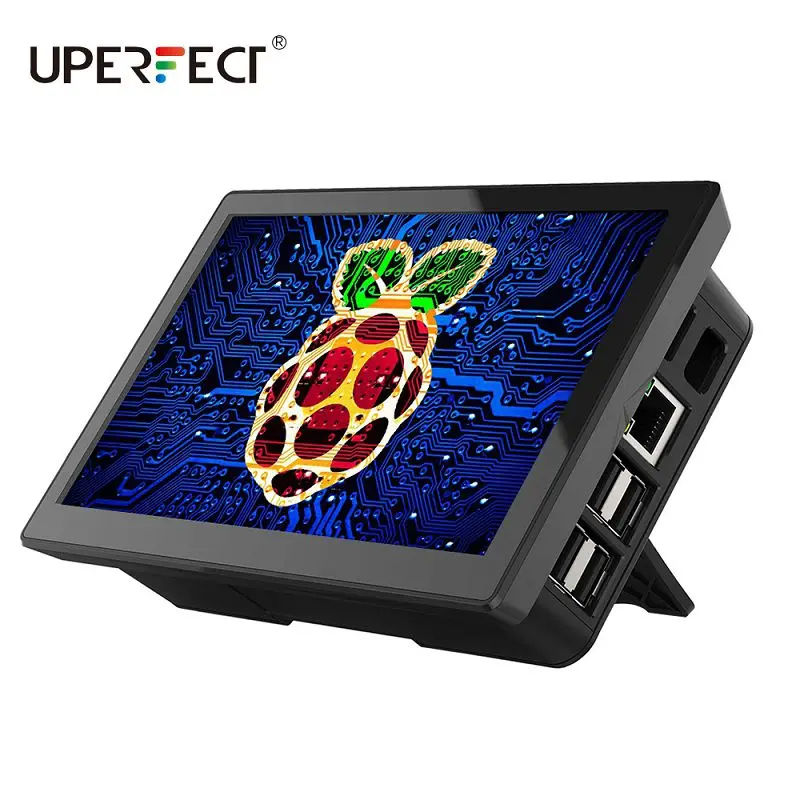 
UPERFECT Touchscreen Monitor with Case Raspberry Pi 7 Inch Lcd Display for Raspberry Pi 2 3 4 