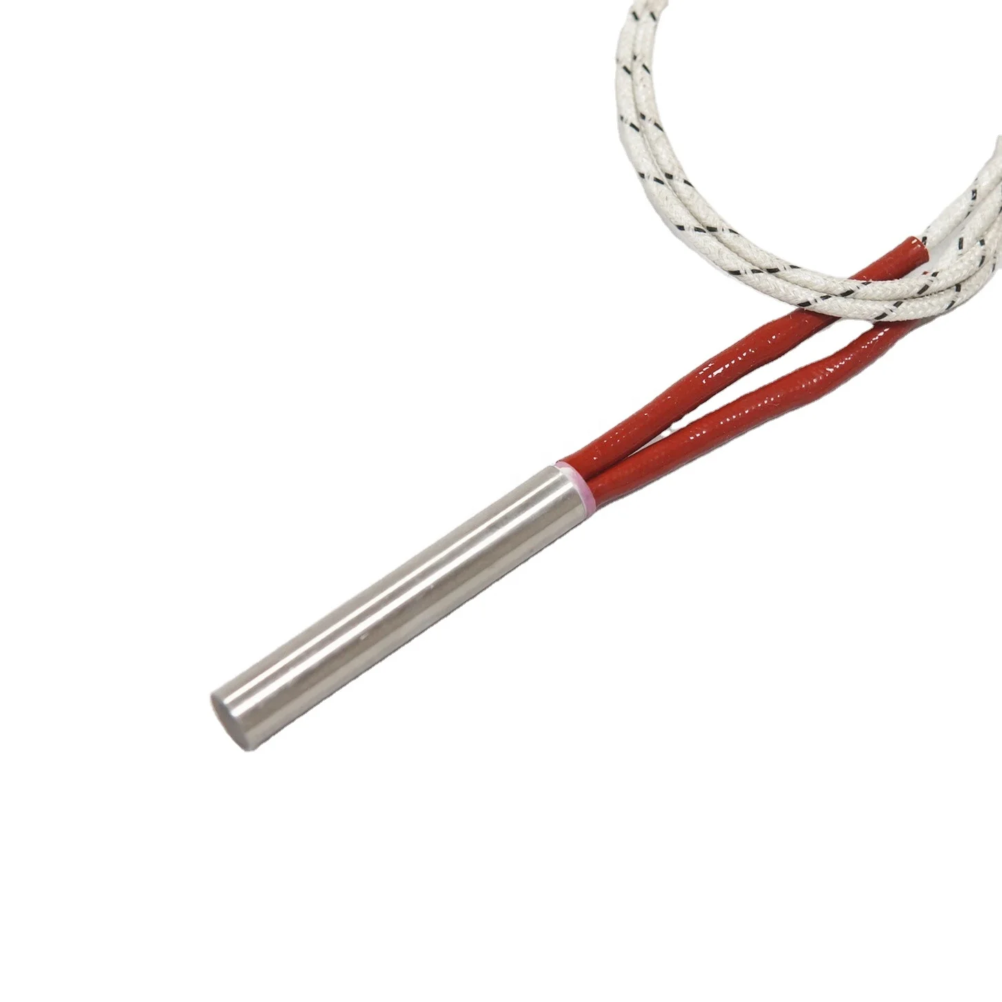 China industry electric 30w 100w 12v 12 volt water dc resistance cartridge heater heating element 158 mm factory