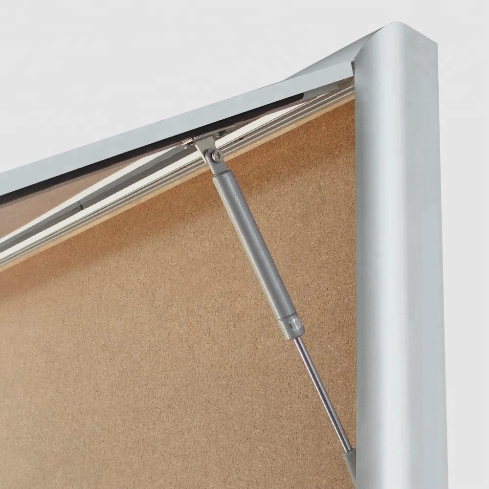 
High Quality Acrylic Doors Enclosed Cork Memo Bulletin Board 